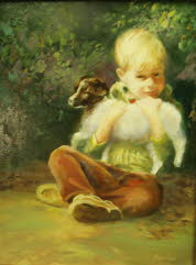 Boy with Mutt